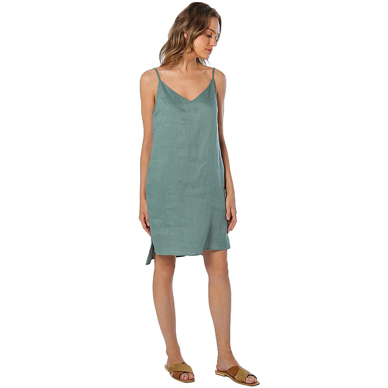 NTG Textile Linen Sleeveless Dress