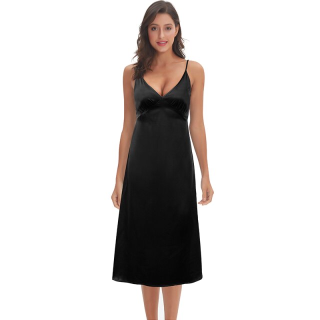 NTG Textile M / Black Elegant Long Dress