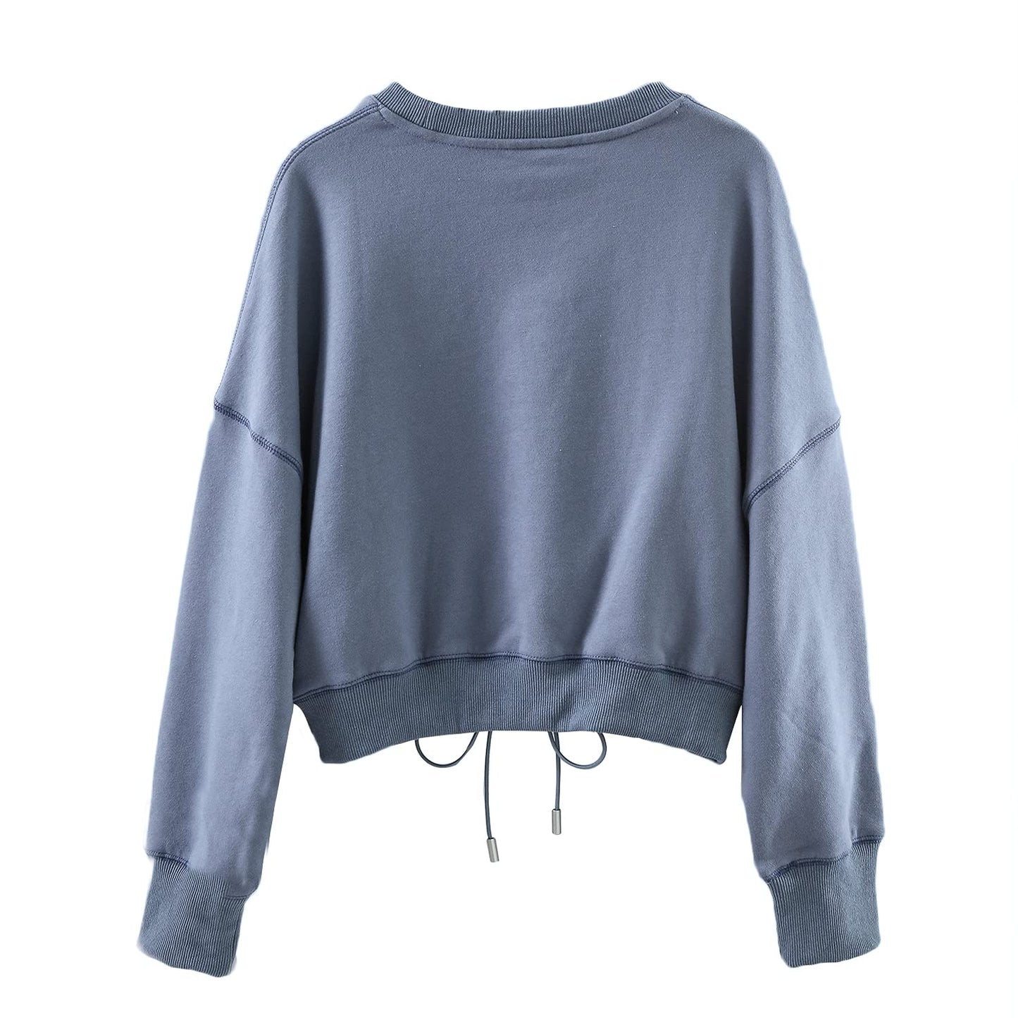 NTG Textile NTG™ Cropped Casual Pullover-Blue