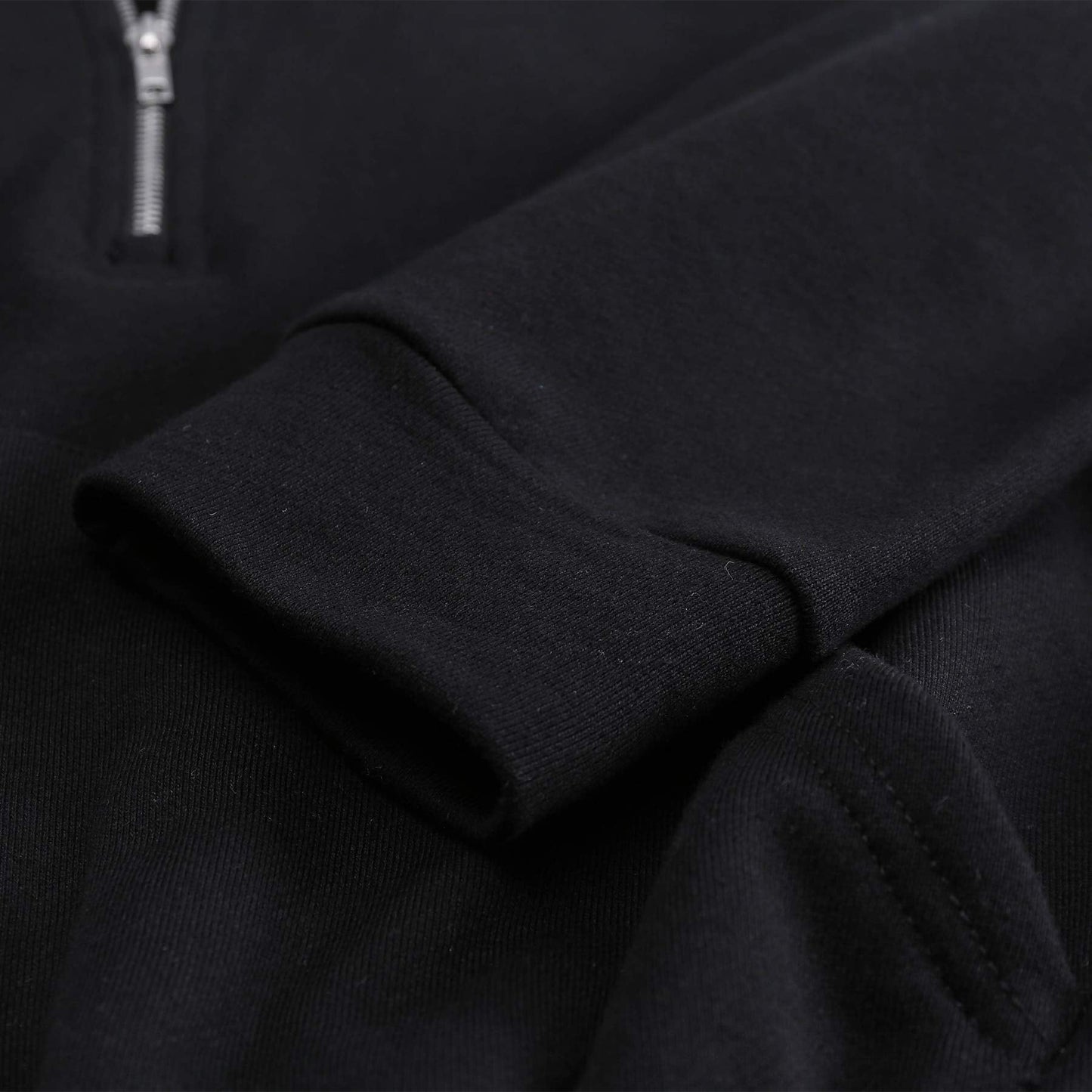 NTG Textile NTG™ Fashion Quarter Zip Top-Black
