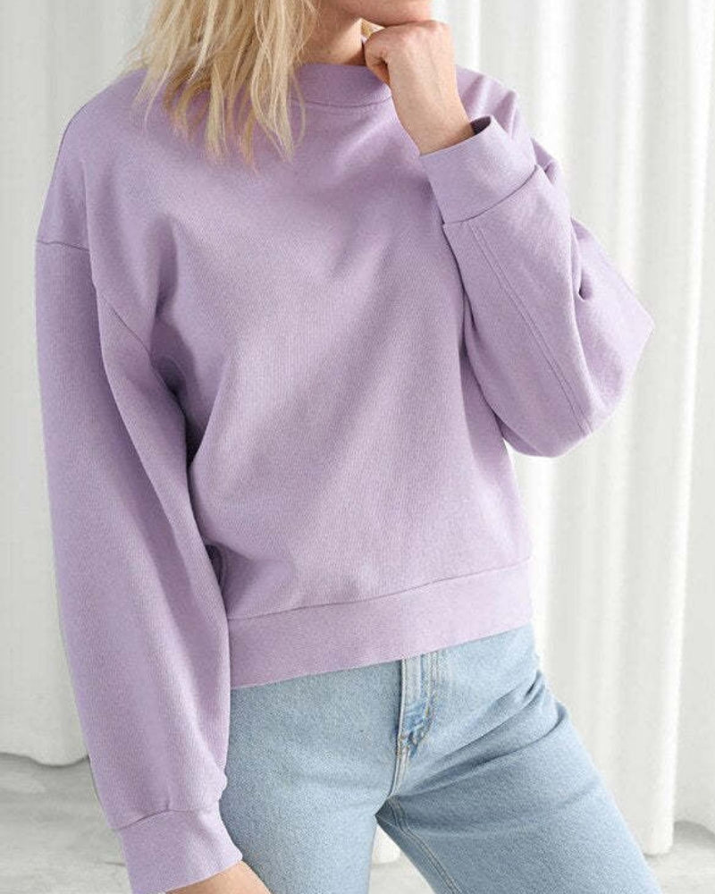 NTG Textile STYLE COTTON CROPPED HOODIE
