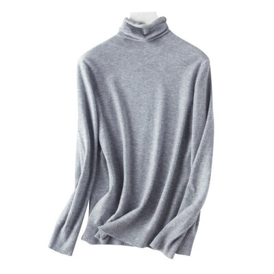 NTG Textile XXL / Gray Turtleneck Slim Pullover