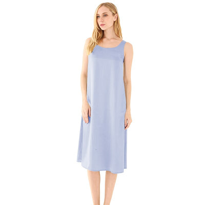 𝒩𝒯𝒢 ღ𝓃𝓁𝒾𝓃𝑒 S / Light Blue Elegant Simple Dress
