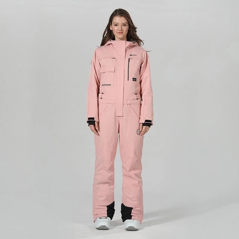 shopify XS / Women Pink Winter Snowsports Stylish Snowboard Suits